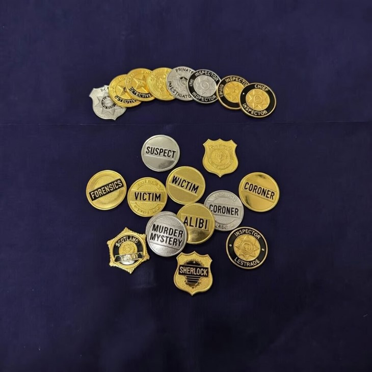 תגי בלש, סיכות תפקיד וסמל LARP