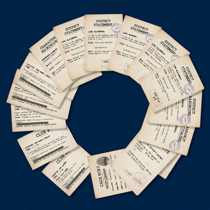 כרטיסי פריטים, חפיסות ראיות ונכסי RPG