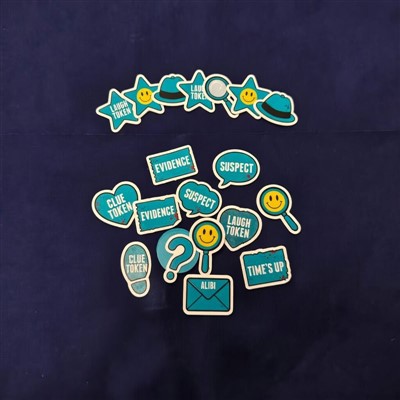 מדבקות משחק מדור קודם, חותמות וסמני מפה