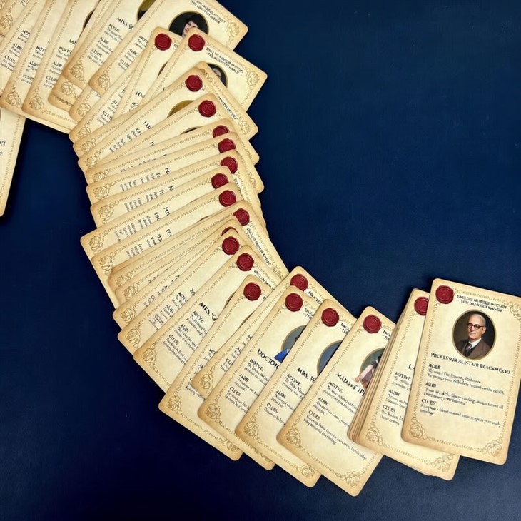 חפיסות משחק בגודל טארוט וקלפי תווים גדולים